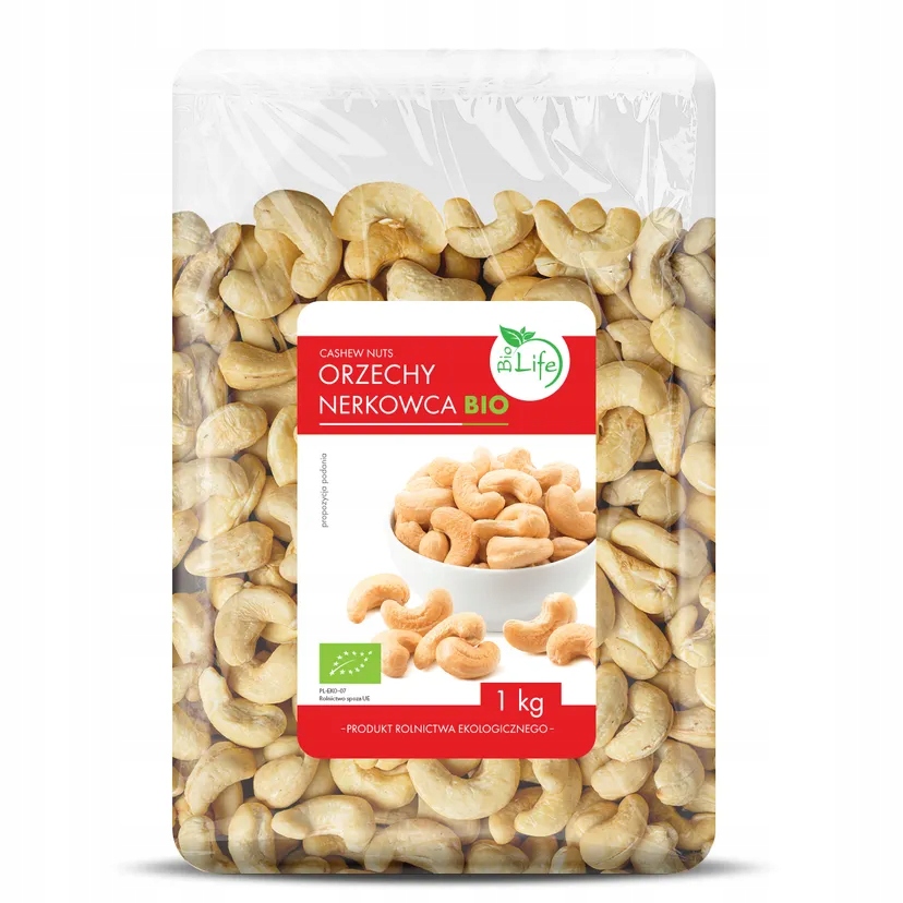 Kešu ořechy Biolife ekologické Bio 1 kg