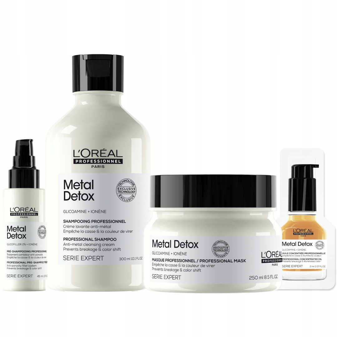L'Oreal Pro Metal Detox ochranná sada pro posílení vlasů