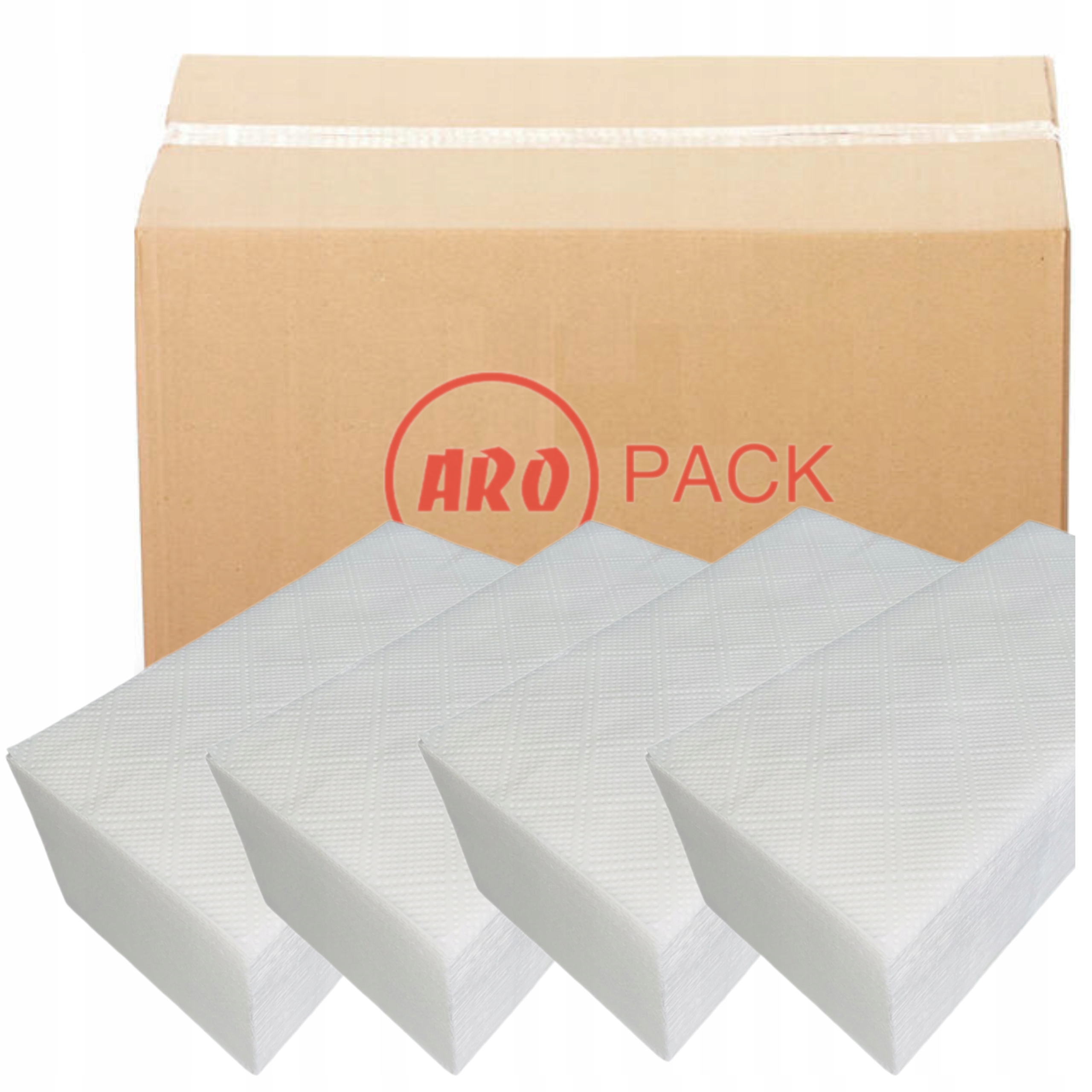 Papírové Ručníky Zz 2 Absorpční Vrstvy Celulóza Bílé Pro Podavač 23x23CM