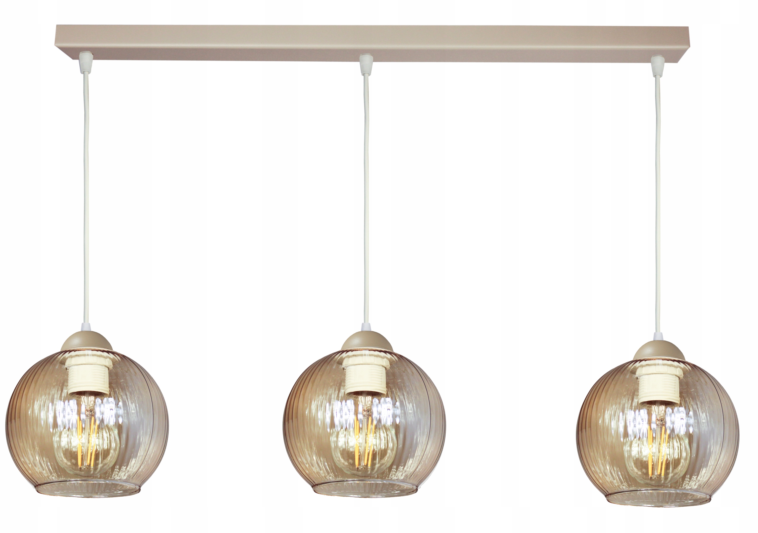 Lustrová závěsná stropní lampa nad stůl Glass stropní lampa do obývacího pokoje