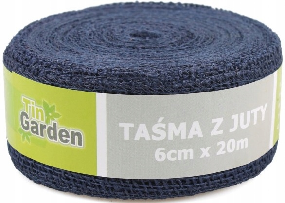

Taśma Wstążka z Juty na Prezenty 6cm 20m Niebieska