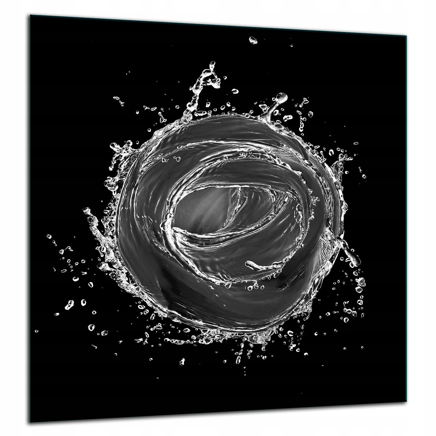 Ochranný Skleněný Panel Do Kuchyně 60x65 Černý Lacobel 7v1