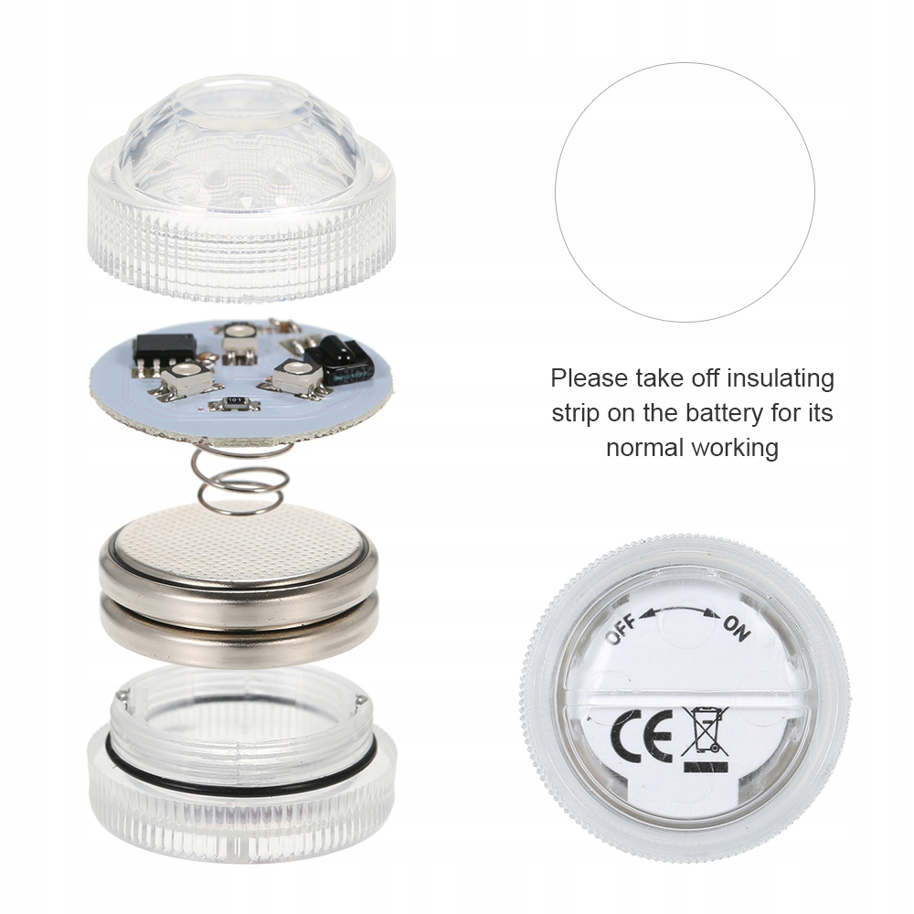 12x LAMPKA BEZPRZEWODOWA LAMPA RGB LED Z PILOT Model 1610220117711