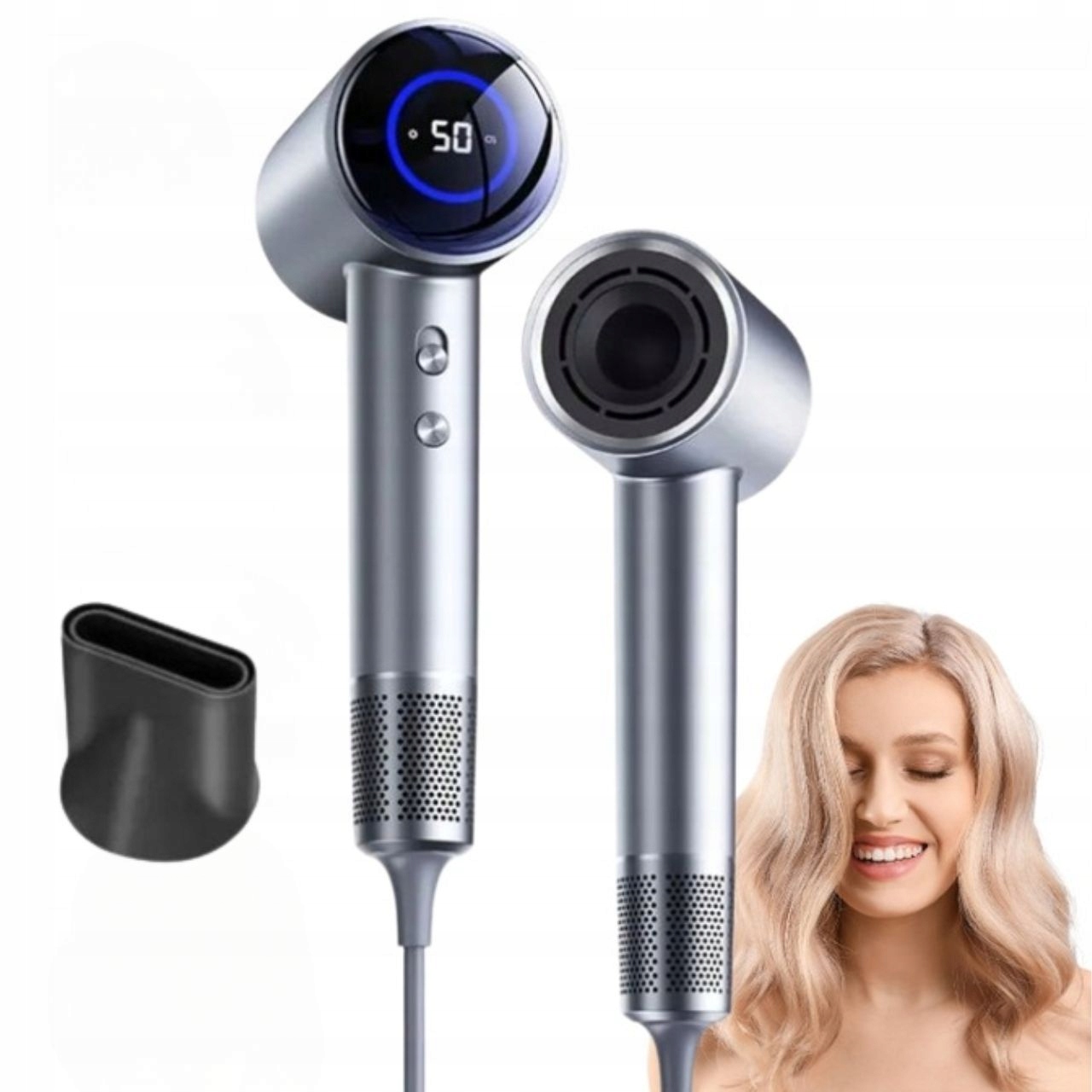Vysoušeč vlasů s ionizací Studený vzduch Koncentrátor Difuzér 1600 W