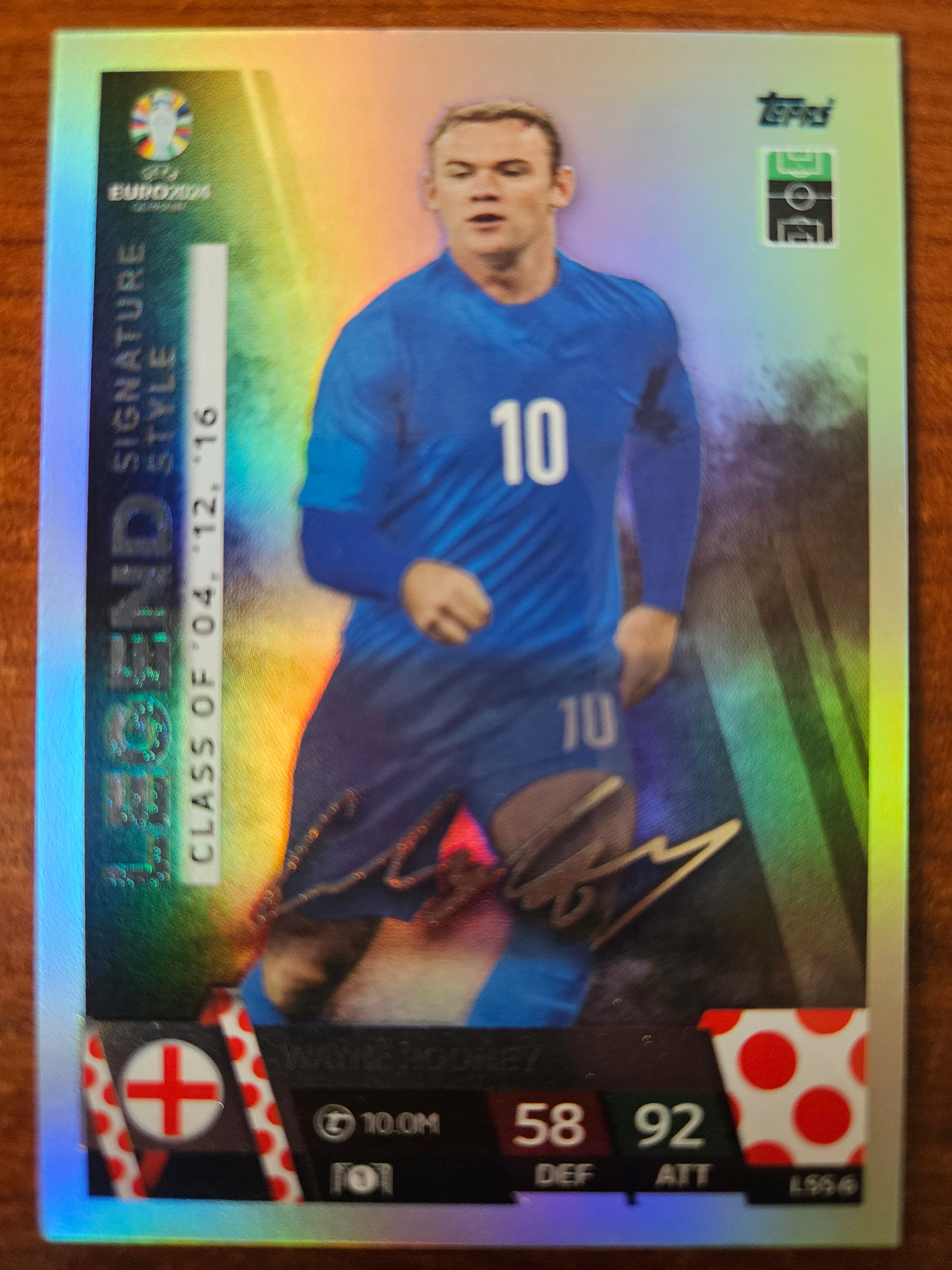EURO 2024 TOPPS MATCH ATTAX LEGEND SIGNATURE STYLE LSS 6 WAYNE