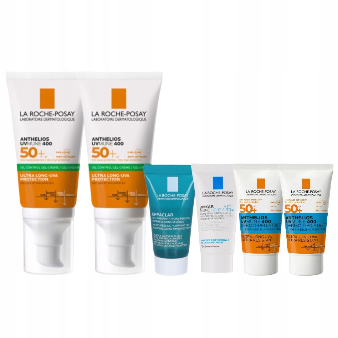 La Roche-Posay Anthelios UvMune 400 Oil Control Żel-Krem z SPF50+ 50ml 2pak