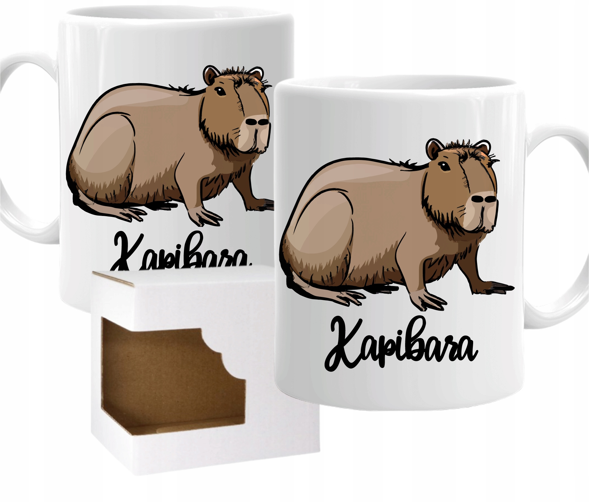 

Kubek Kapibara zwierzę kartonik