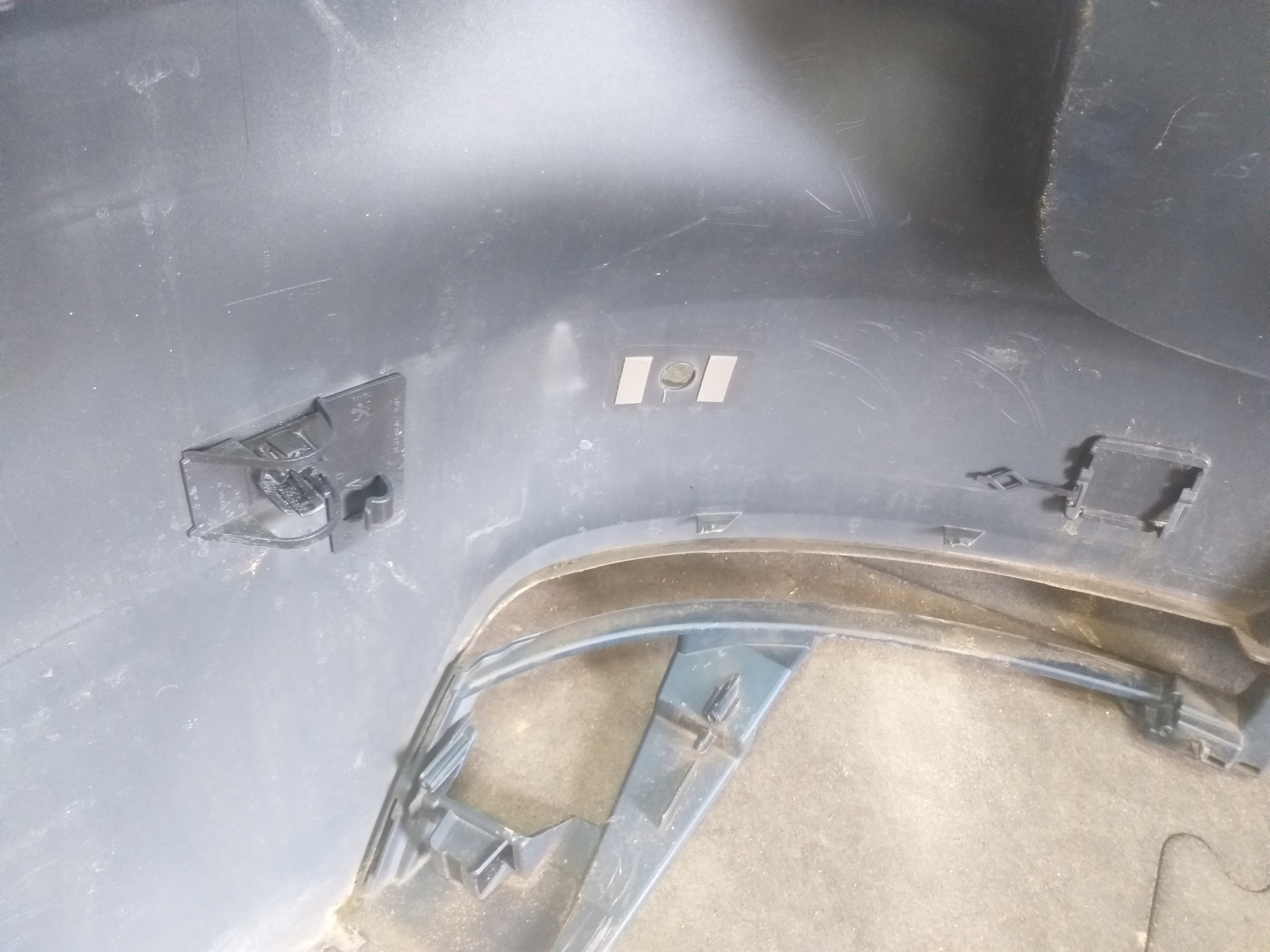 bumper rear part PEUGEOT 508 II 2 sedan
