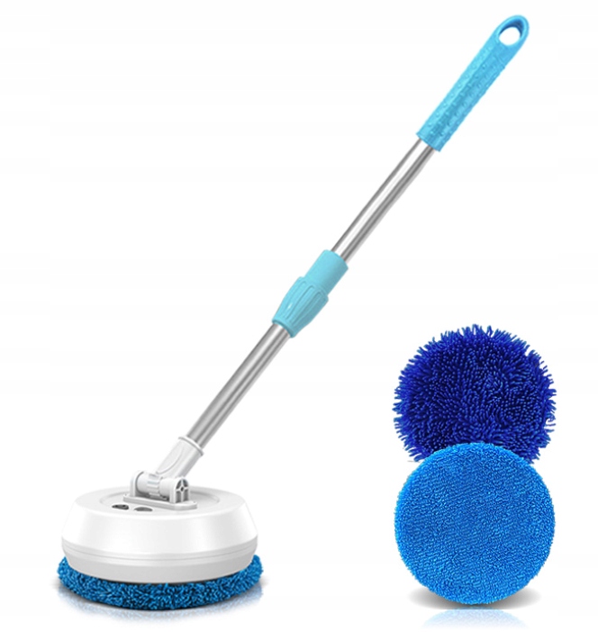 Elektrický rotační bezdrátový mop 1200 mAh 2 náplně