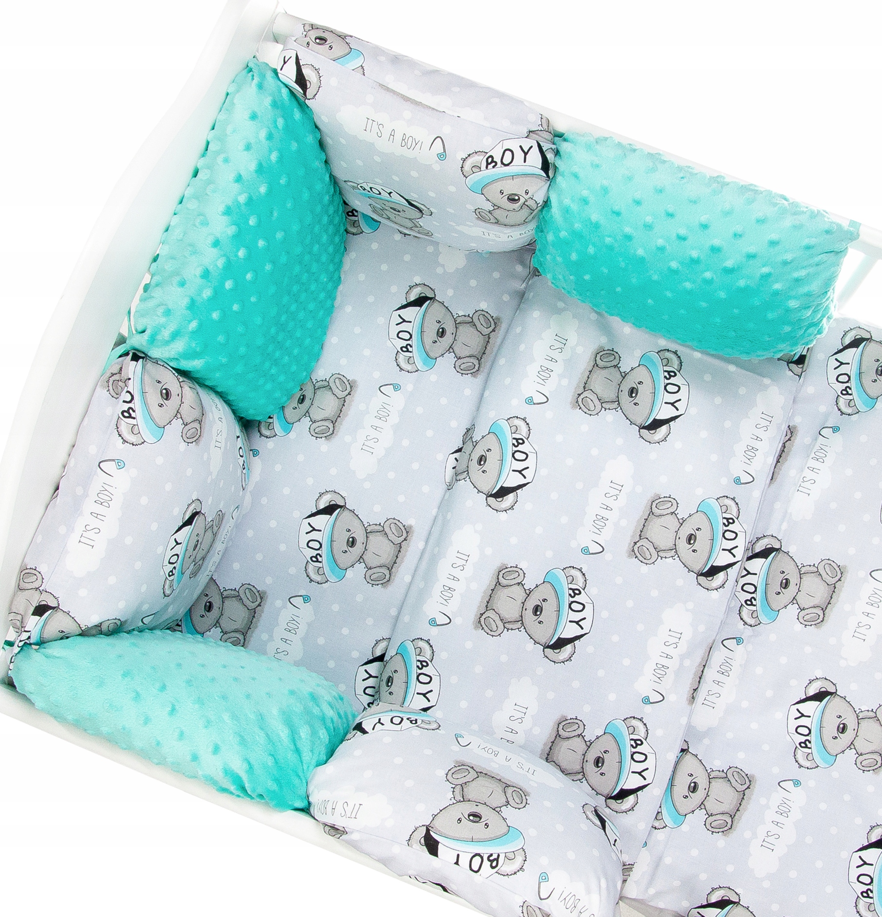 

9CZ. Kpl. Pościeli Do Łóżeczka 90X120CM Minky