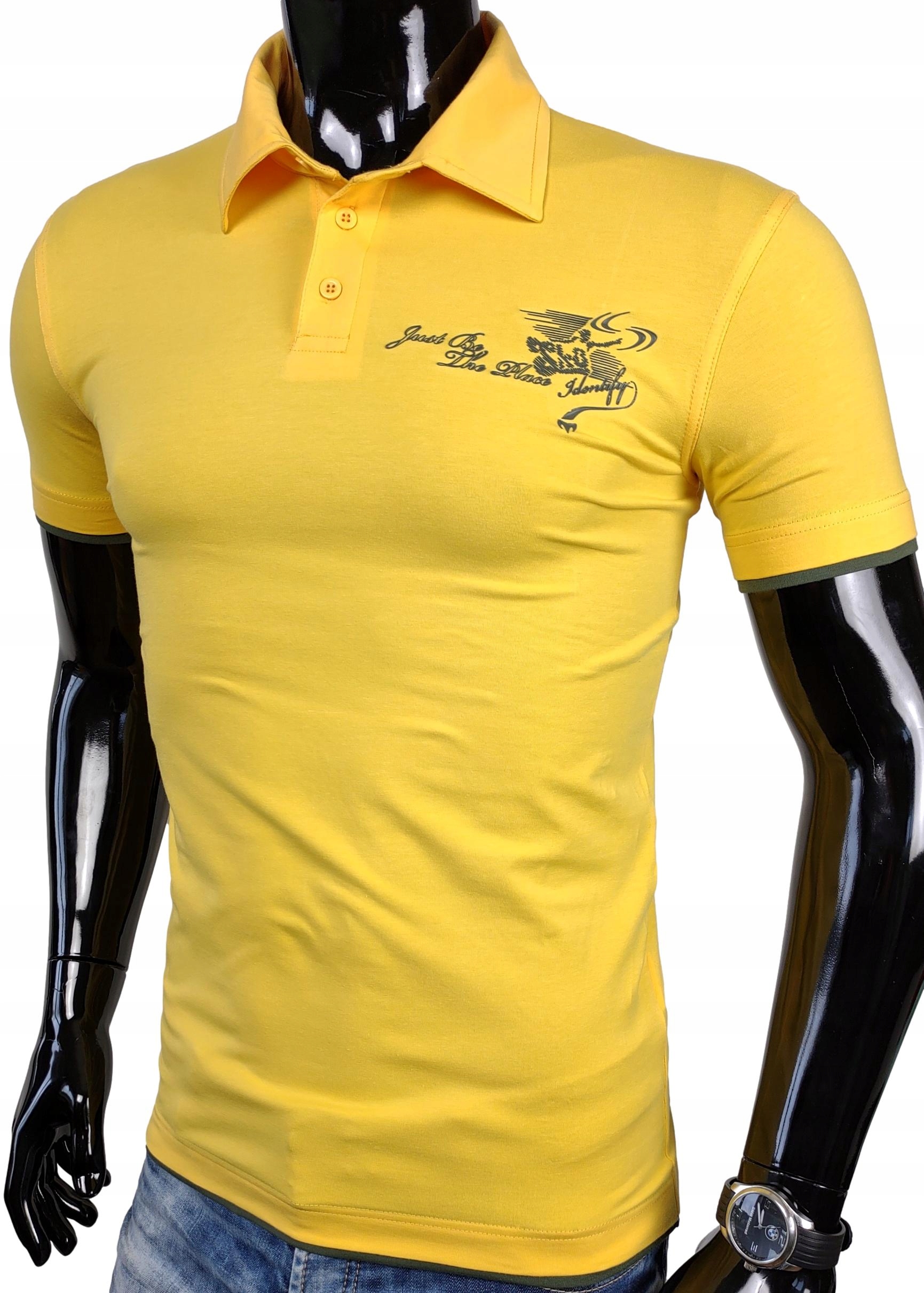

Koszulka Męska Polo Żółta 117P r. XL