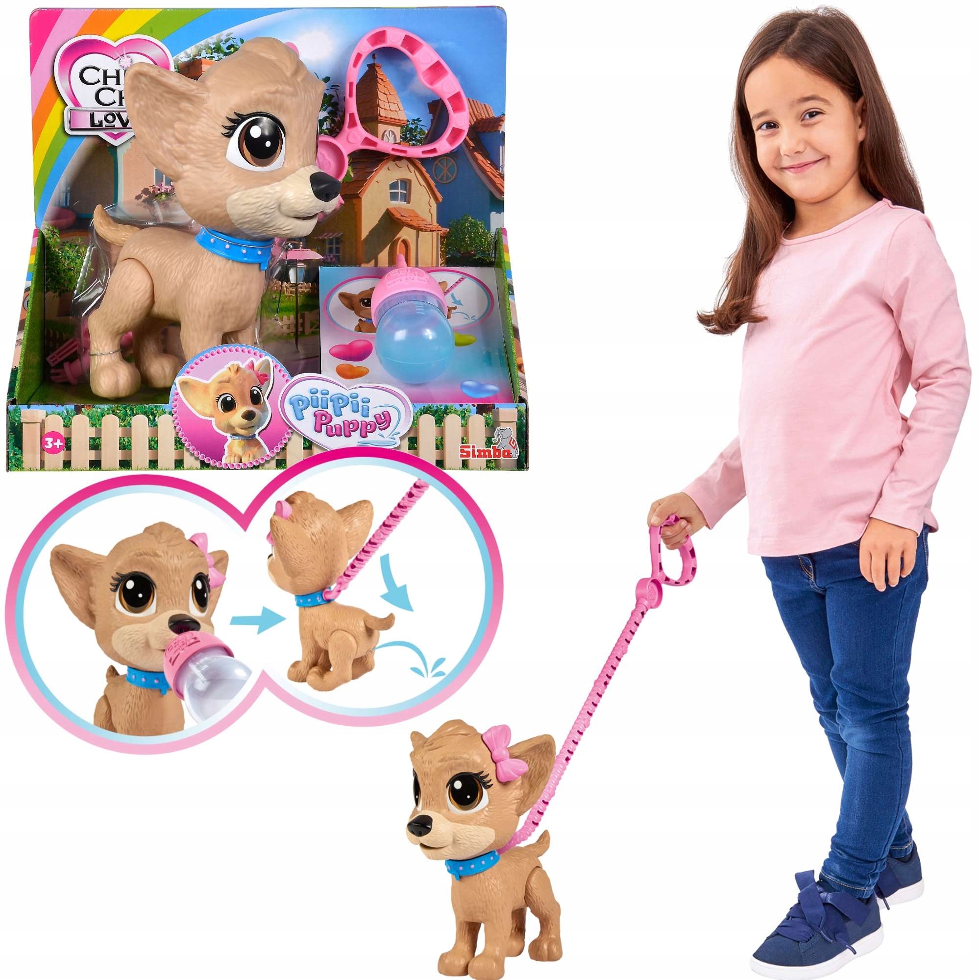 PIESEK CHI CHI INTERAKTYWNY PII PII PUPPY SIUSIA Głębokość produktu 13.6 cm