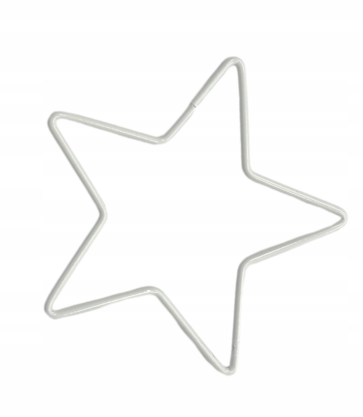 

Metalowa Gwiazda Biała łapacz snów 13 cm makrama