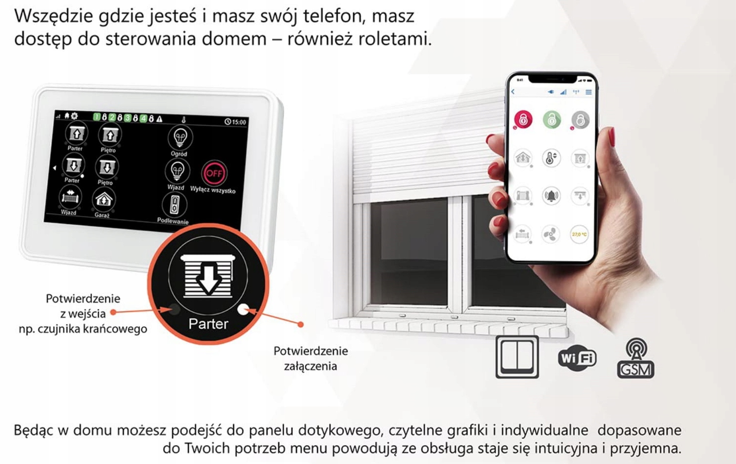 EXP-SROL8-RN PRZEWODOWY STEROWNIK ROLET ŻALUZJI SZYNA DIN 8 WYJŚĆ NEO ROPAM Kod producenta EXP-SROL8-RN