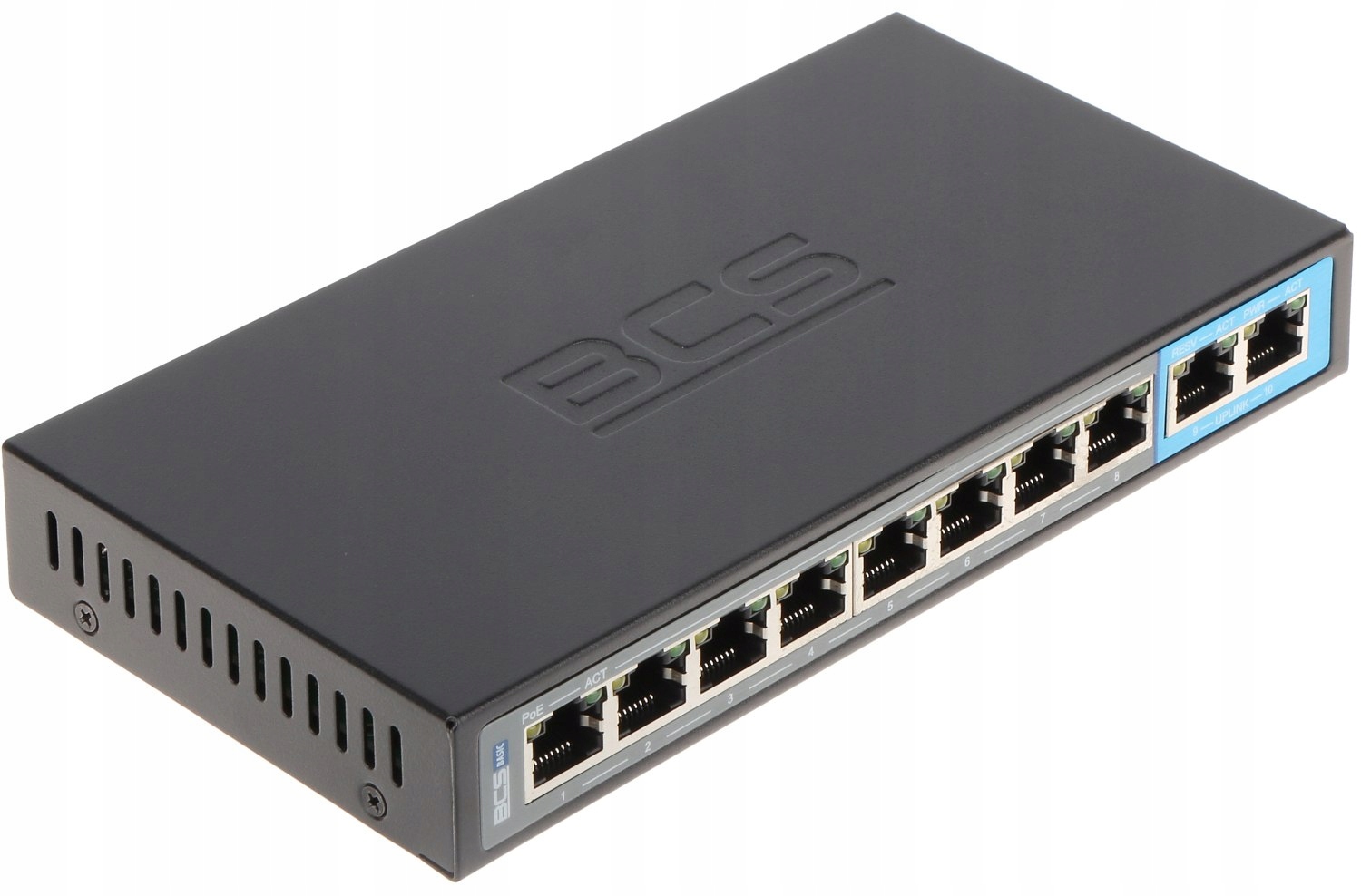 

Switch PoE do 8 kamer Ip BCS-B-SP0802 8x Poe 100Mb