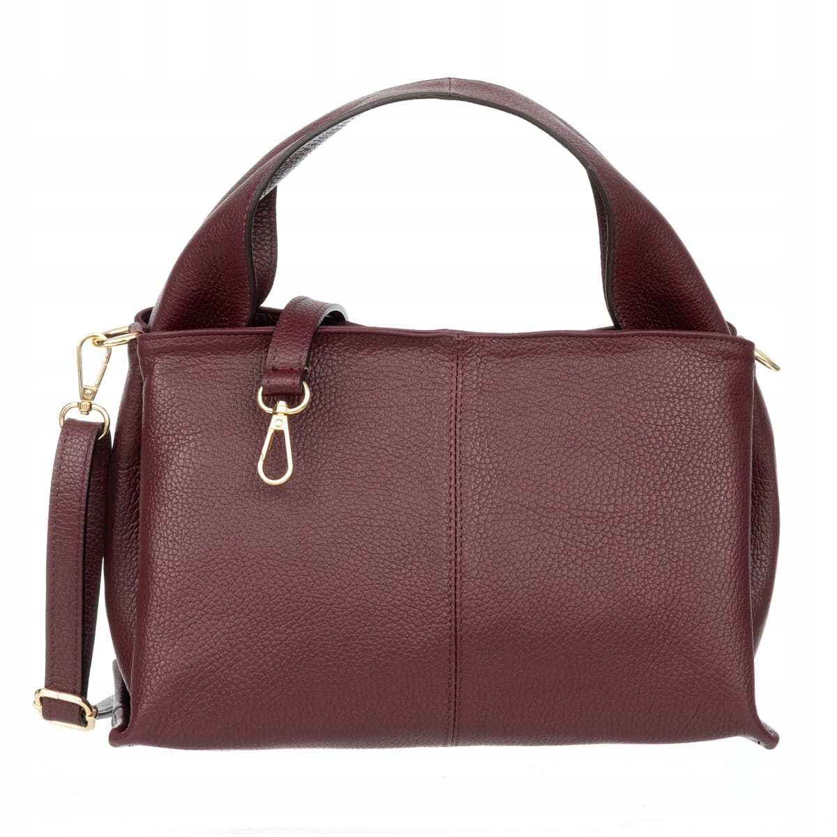 Torebka Damska Skórzana Vezze Vega Bordowa