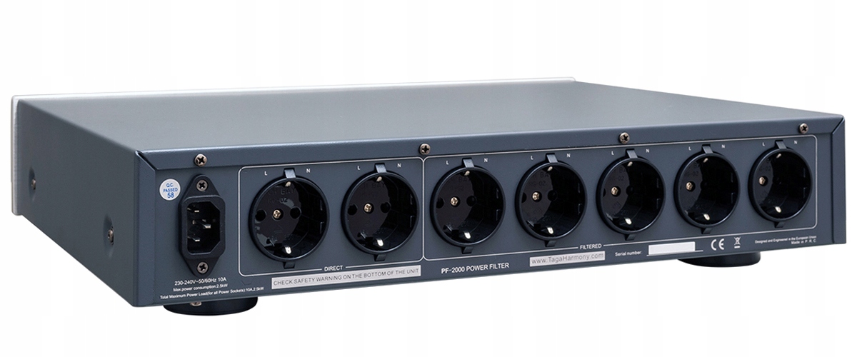 TAGA HARMONY PF-2000 2021 LISTWA FILTRUJĄCA FILTR Kolor srebrny