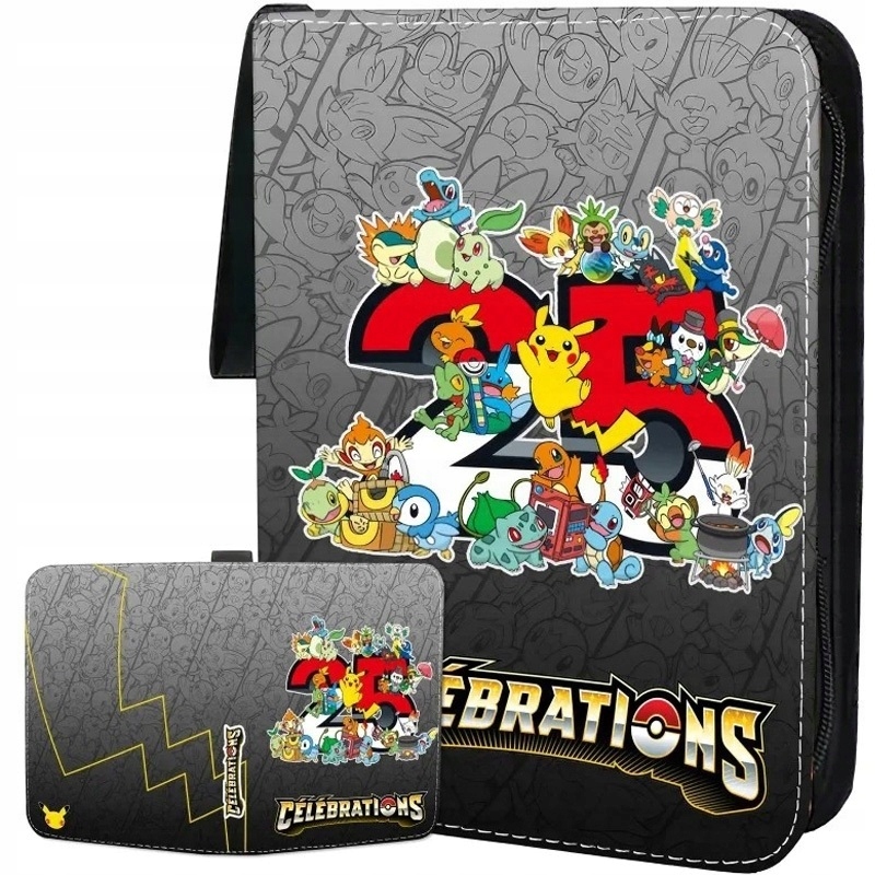 Album Na Karty Pokemon Pikachu Segregator 400 Prezent Gratis 8 Kart Energii