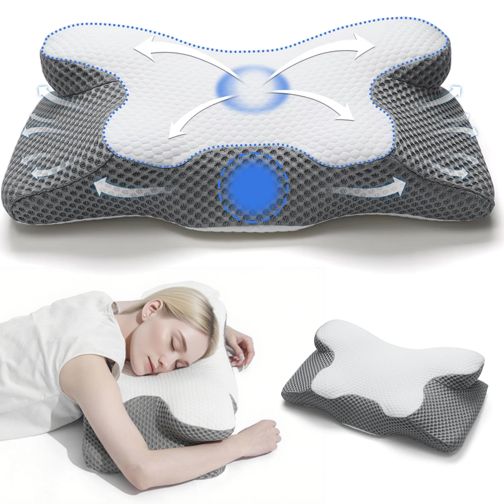 Poduszka Ortopedyczna Z Pianki Memory Z Pokrowcem Prania