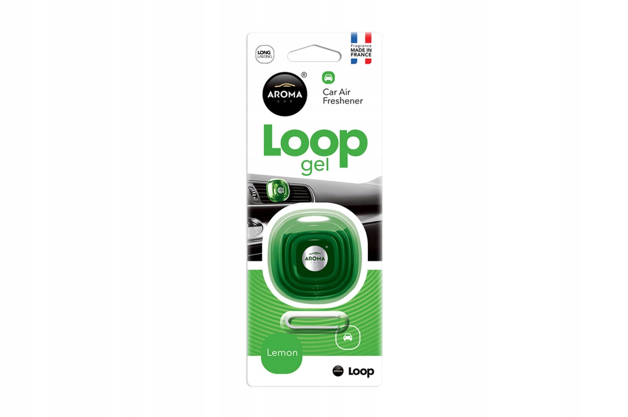 

Odświeżacz Zapach Aroma Car Loop Żel Cytryna Lemon