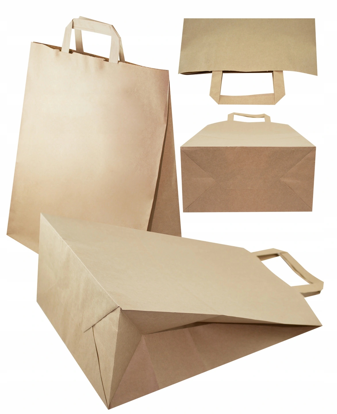 

Torby Papierowe 32x16x39 Brąz 250 sztuk