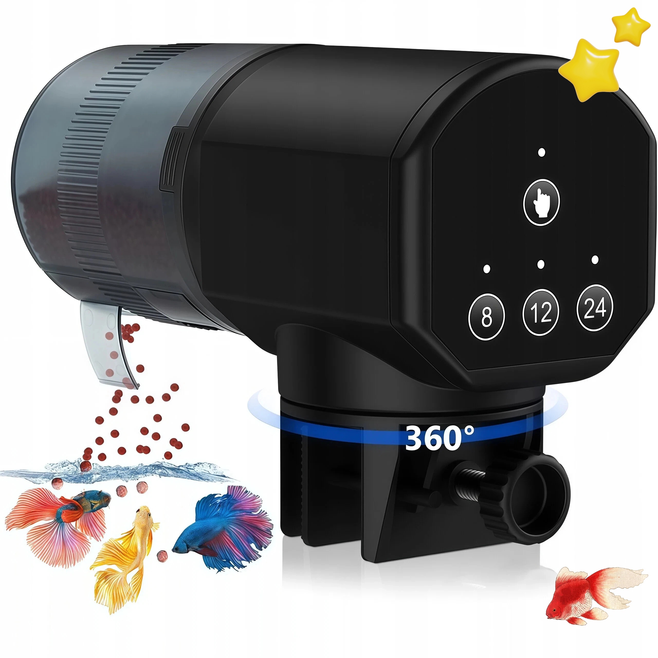 Levně Automatické Krmítko Pro Ryby S Velkou Kapacitou 200 ML, 3 Režimy