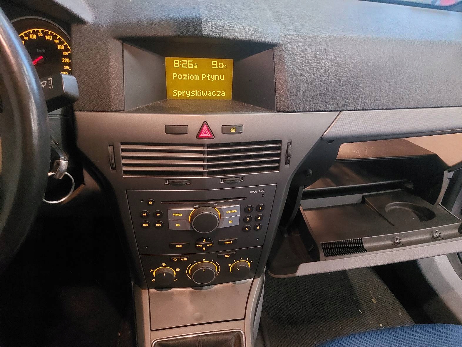 clock display OPEL ASTRA H 13111165