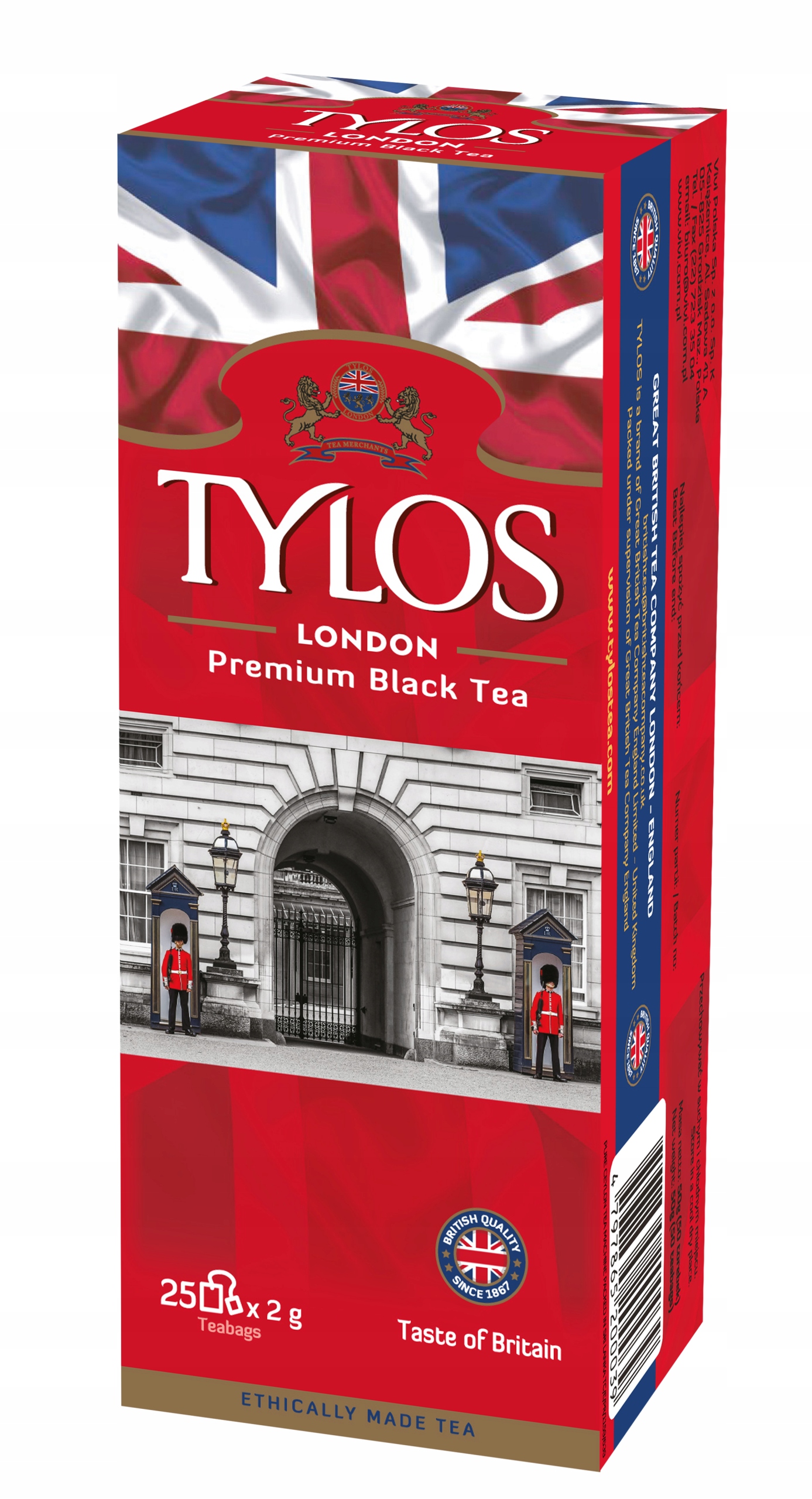 Levně 8 x Tylos EX25 čaj 50 g (25 x 2 g)