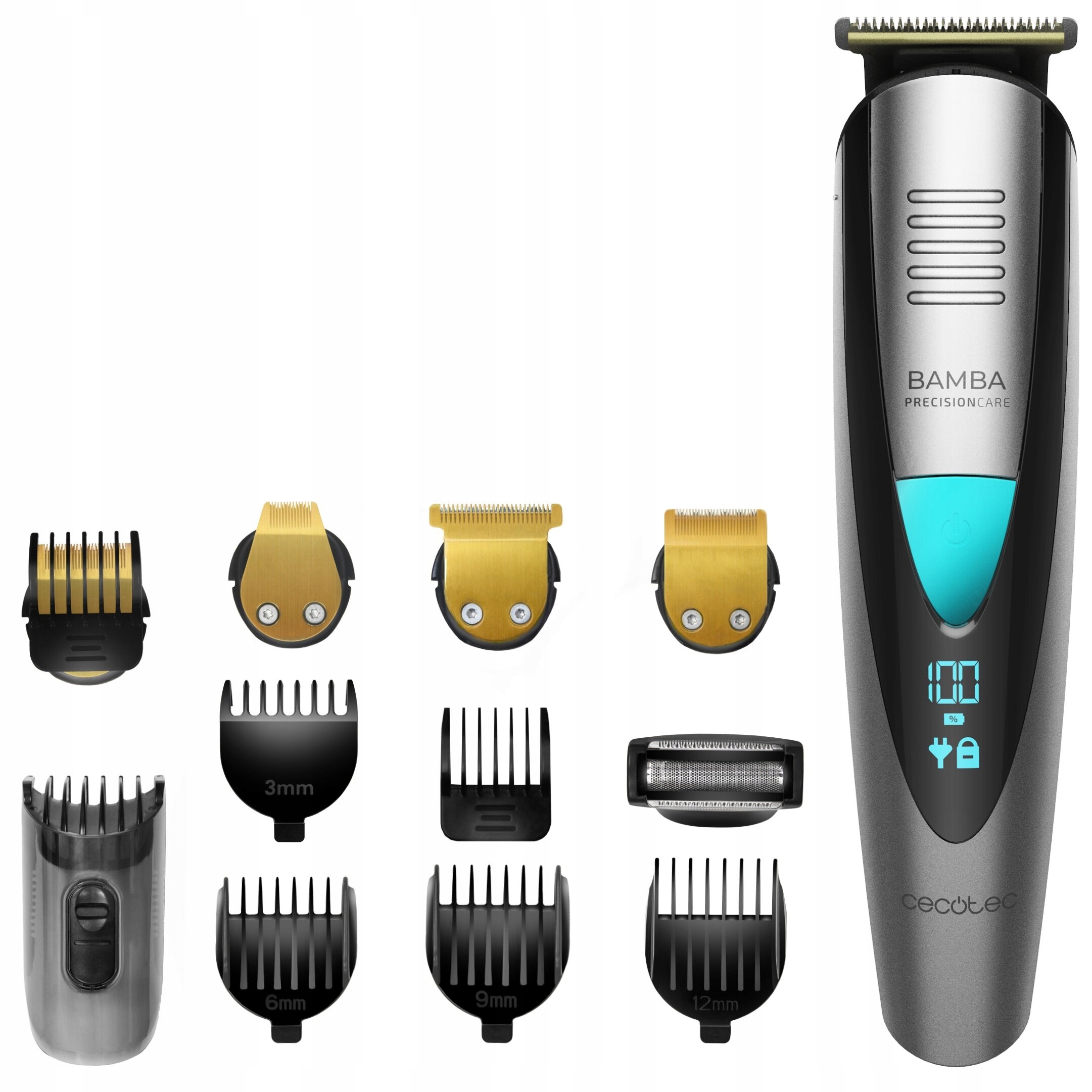 Zastřihovač Cecotec, 4331 Bamba PrecisionCarePro, 5v1, IPX7, lithiová bater