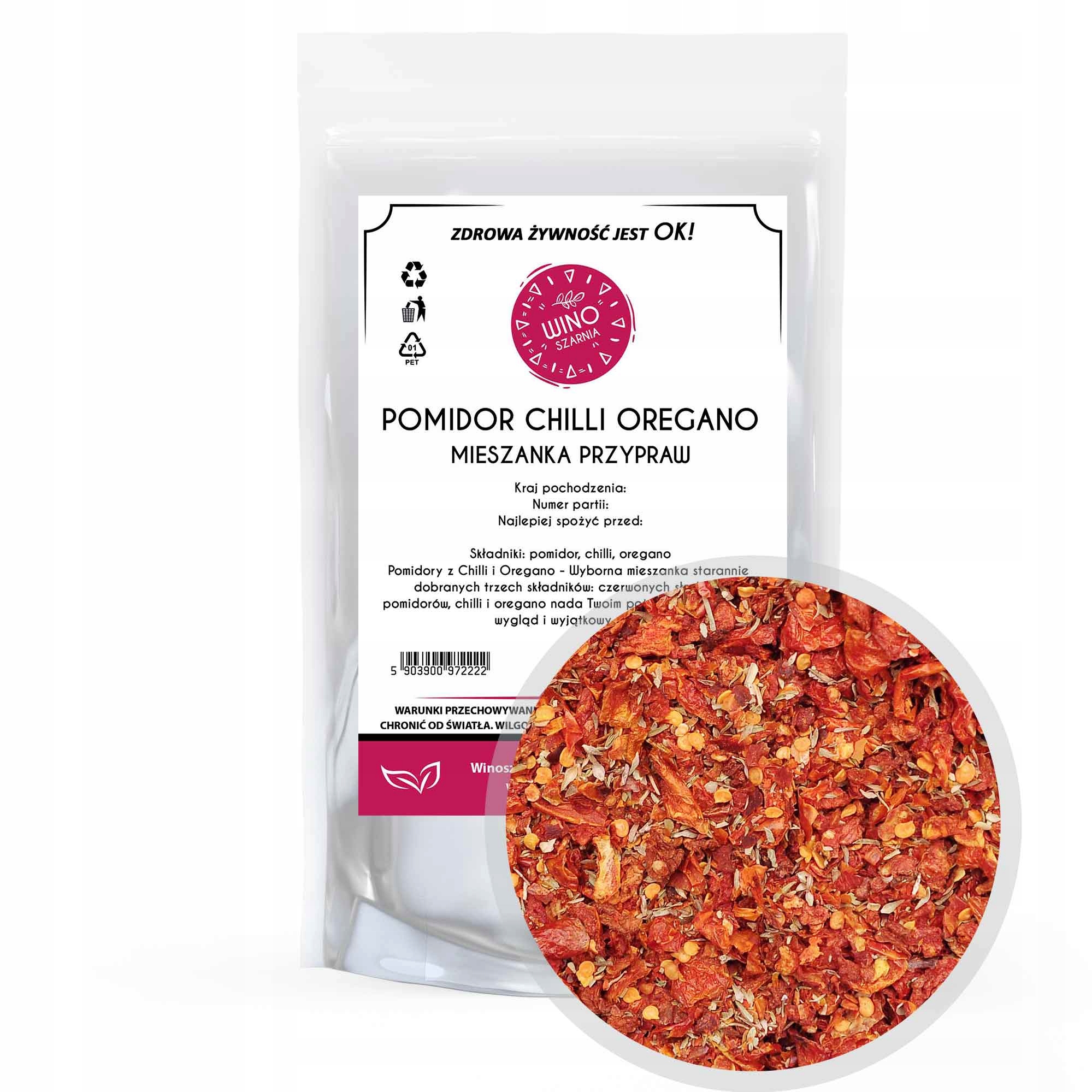 Levně 6 x Winoszarnia Pomidorchilli OREGANOsměs 100 g Exploze chutí ve vaší