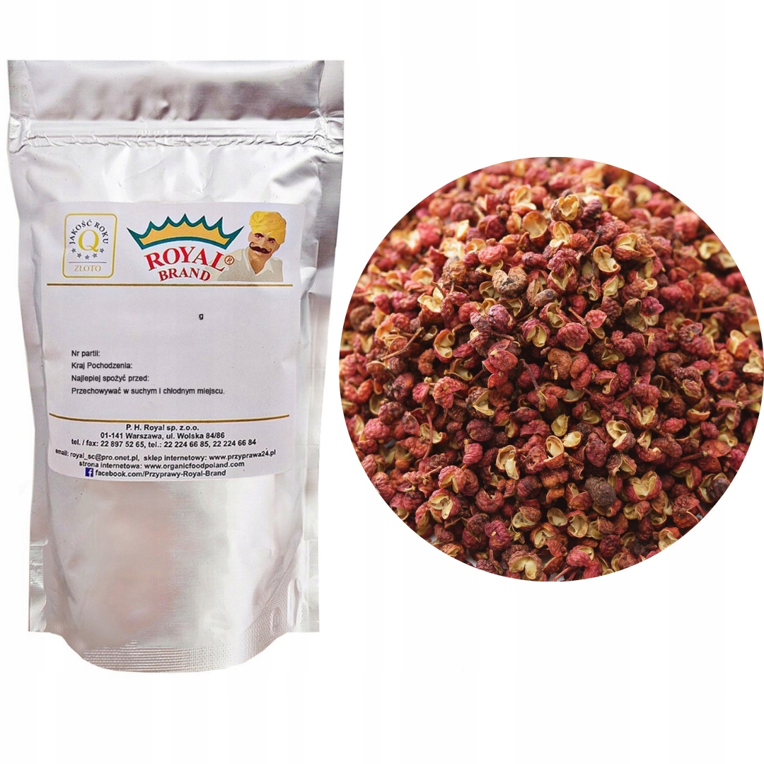 Levně Pepř Syczuański zrno 500g Seczuański Royal Brand