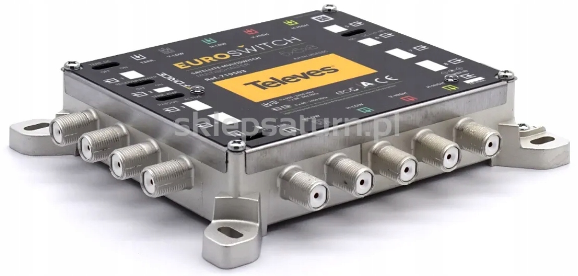 MULTISWITCH ROZDZIELACZ TV 5x8 TELEVES 5/8 + ZASILACZ Kod producenta 719503