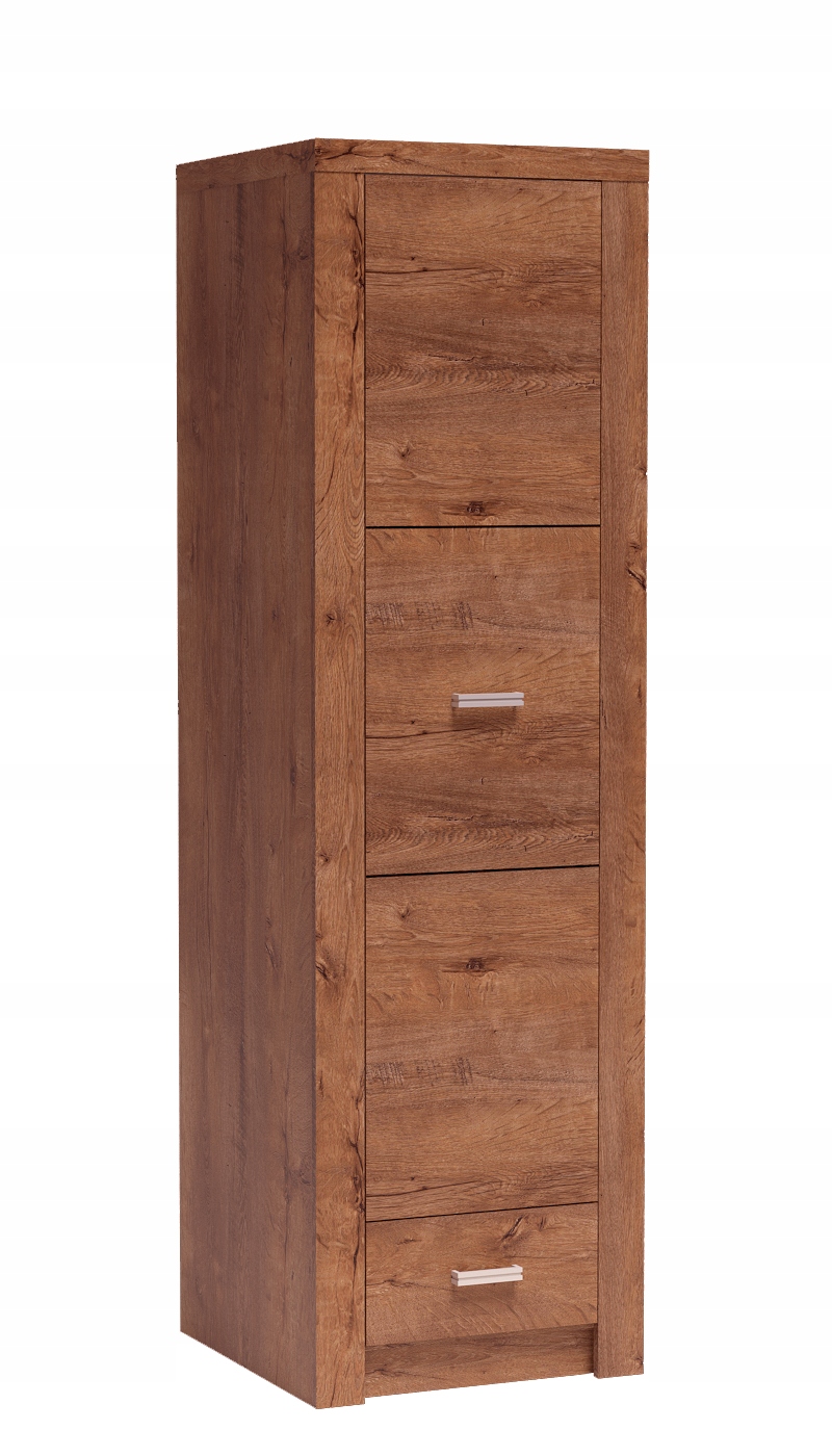 Klasická malá Skříň Velaro 56 cm do obývacího pokoje Ložnice Šuplík Jasan světlý