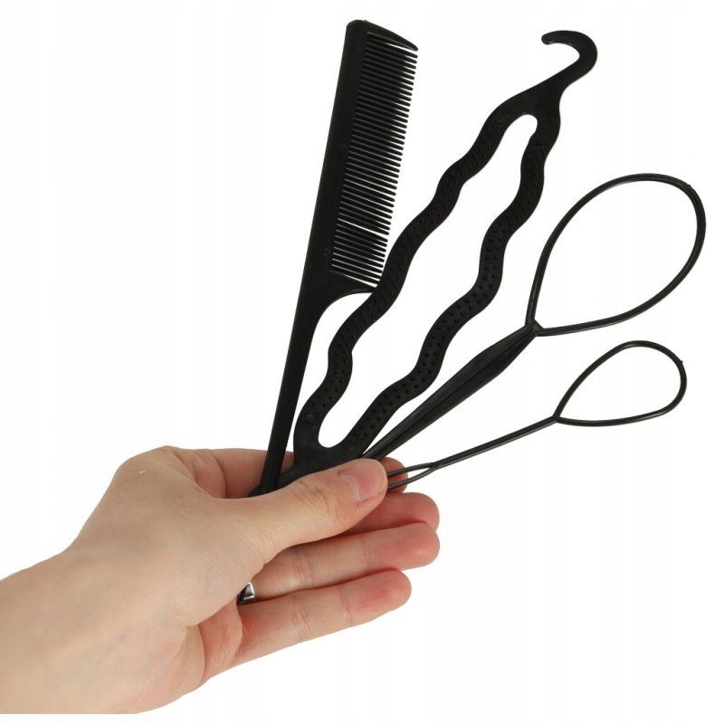 Zrób KOKA Jak ŁADNIE UPIĄC WŁOSY Twister Pętelki Stwórz Piękne fryzury Marka Inna marka