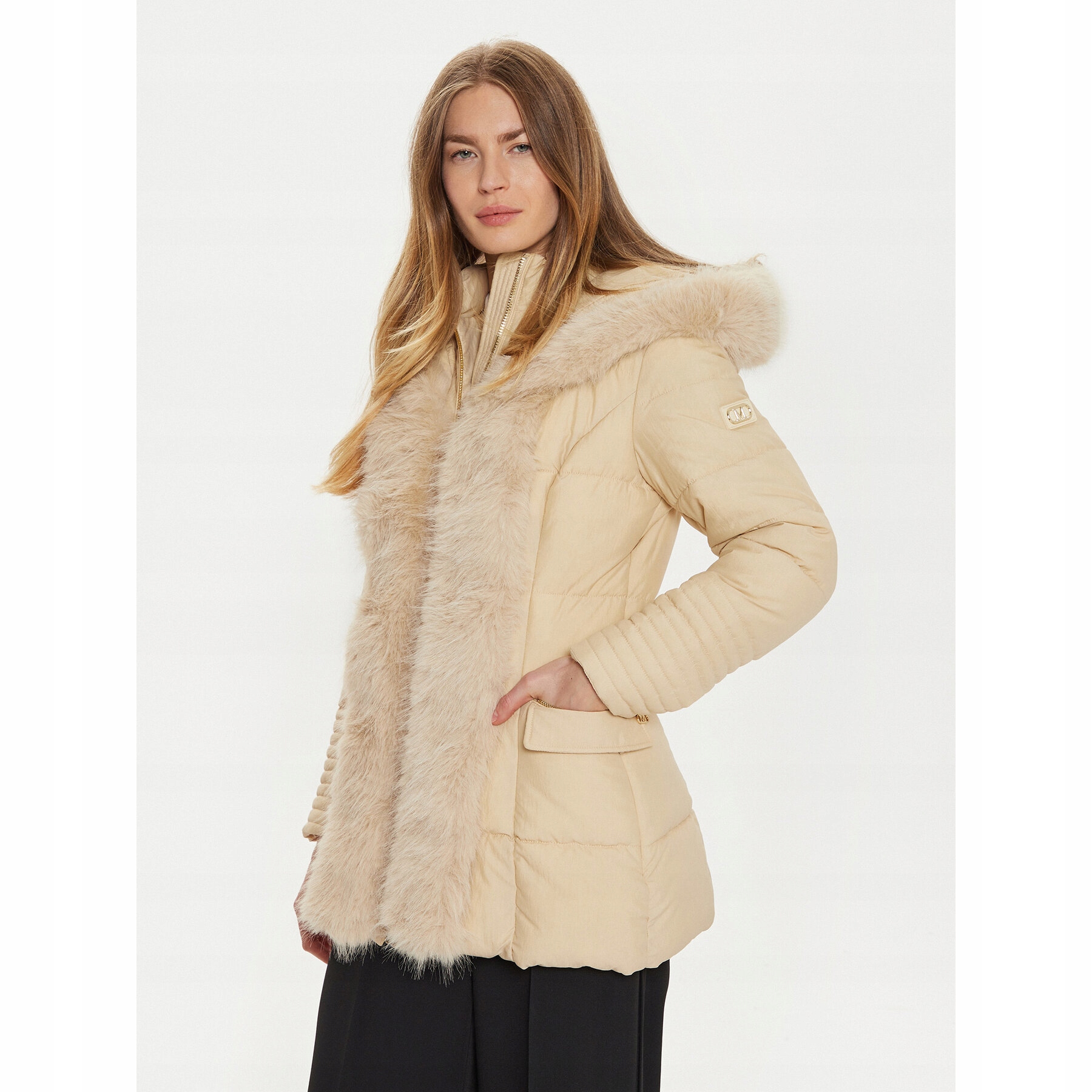 Marciano Guess Damskie Kurtka puchowa Beżowy