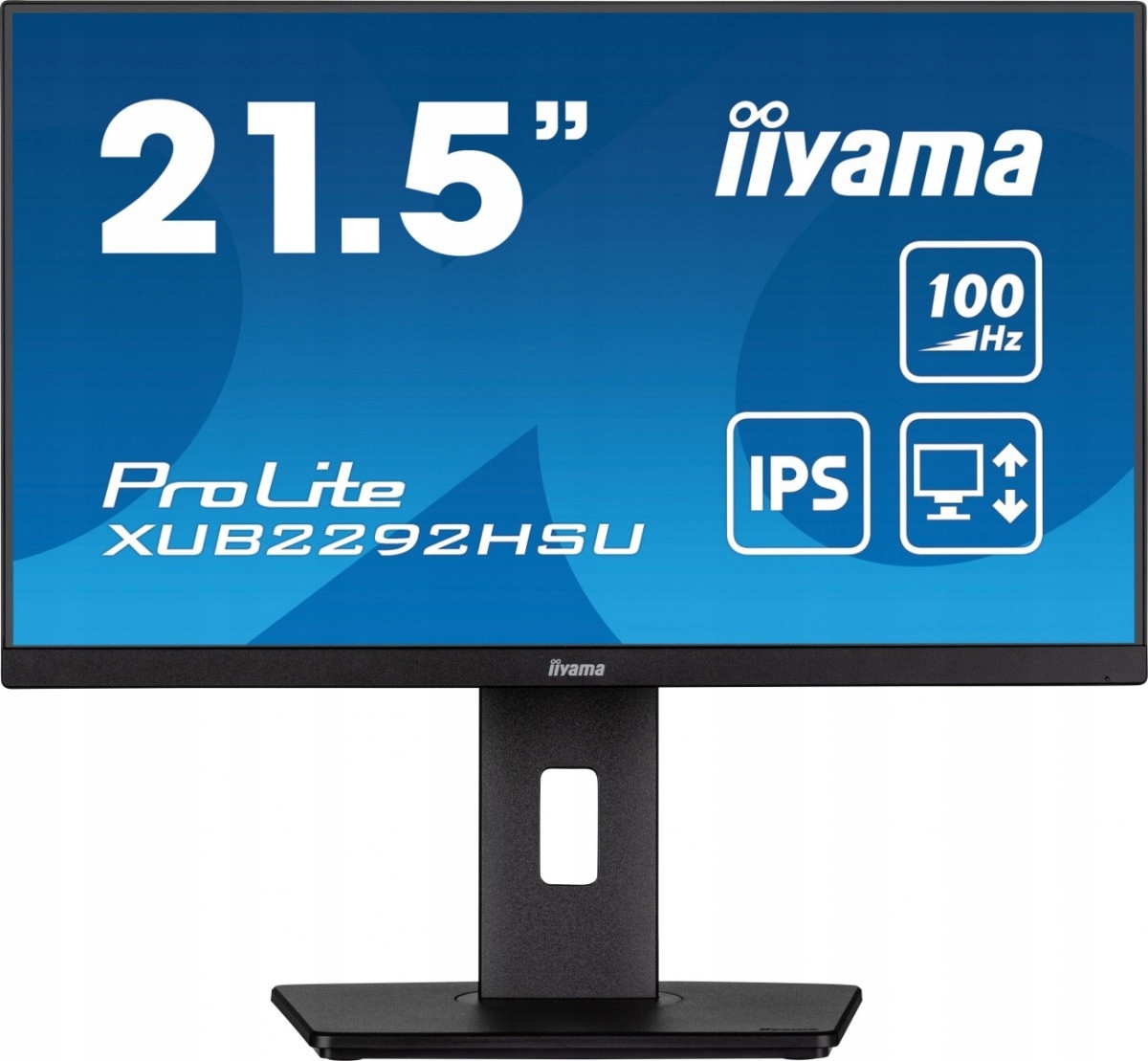 Iiyama Monitor 21.5 cala XUB2292HSU-B6 Ips 100Hz Pivot Hdmi Dp Usb Has