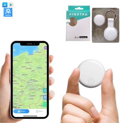 Levně Gps Bluetooth Lokátor Pro Děti, Zvířata, Klíče, Android Taška Ios
