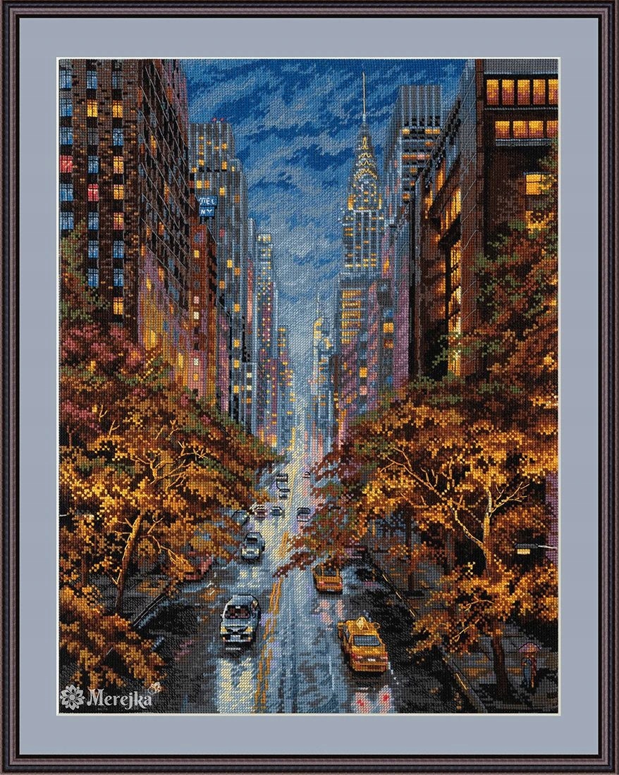 Křížková výšivka počítaná sada (kanva, mulina)