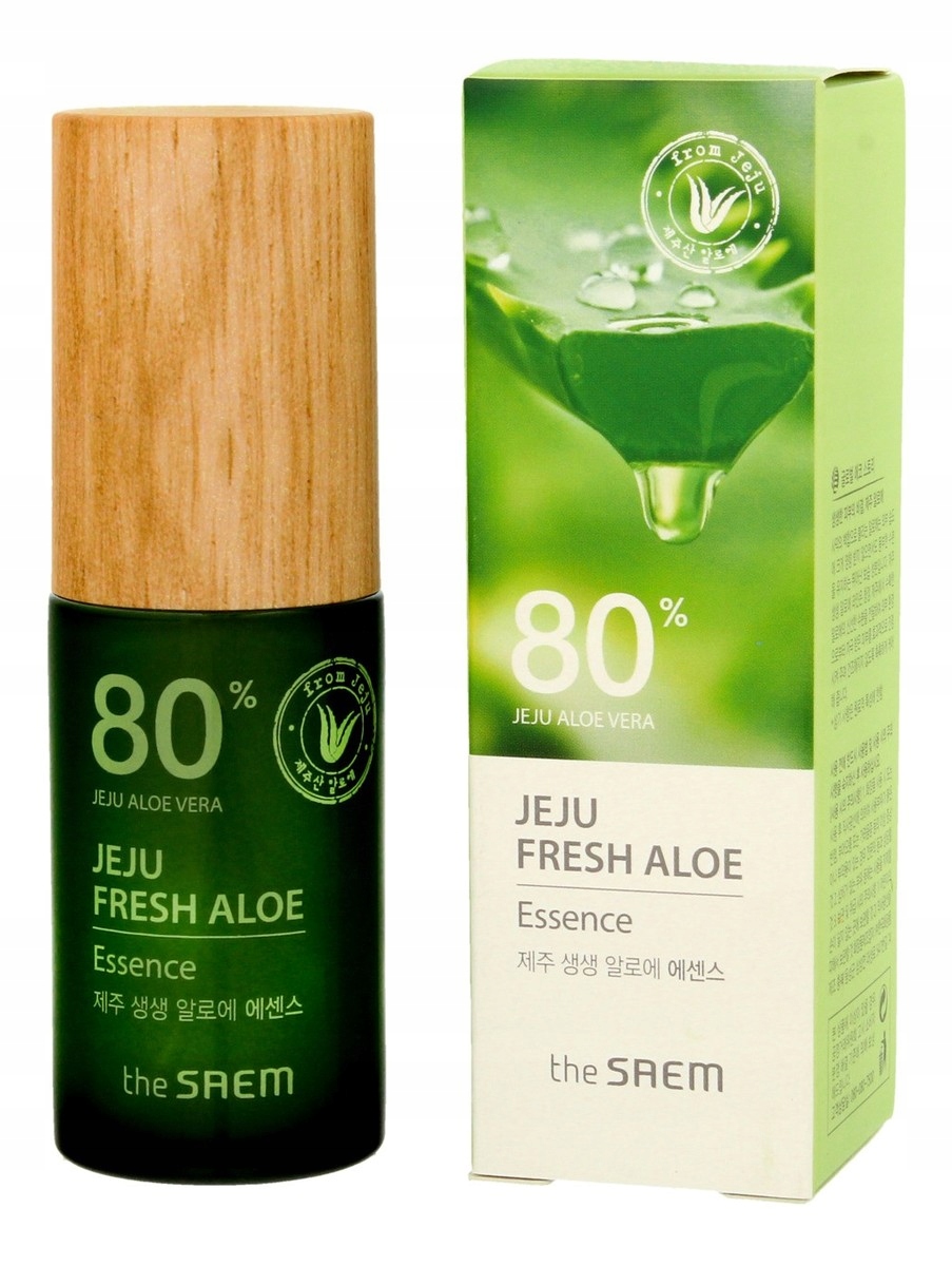 The Saem Jeju Fresh Aloe Pleťová esence 80% 30 ml
