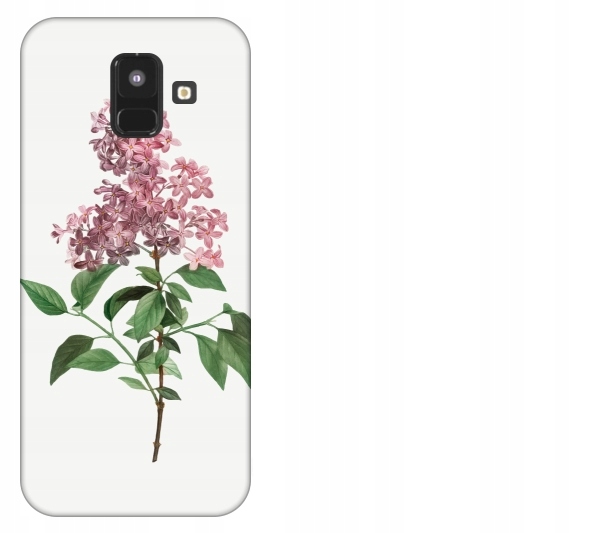 

Etui pokrowiec Samsung Galaxy A6 2018 Kwiat różowy