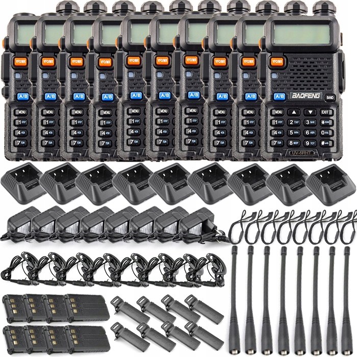 Radiotelefon Vysílačka Walkie Talkie 5W Pro Eu