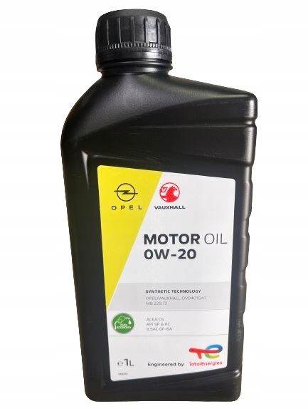 

Olej Total Opel Motor Oil 0W-20 1L