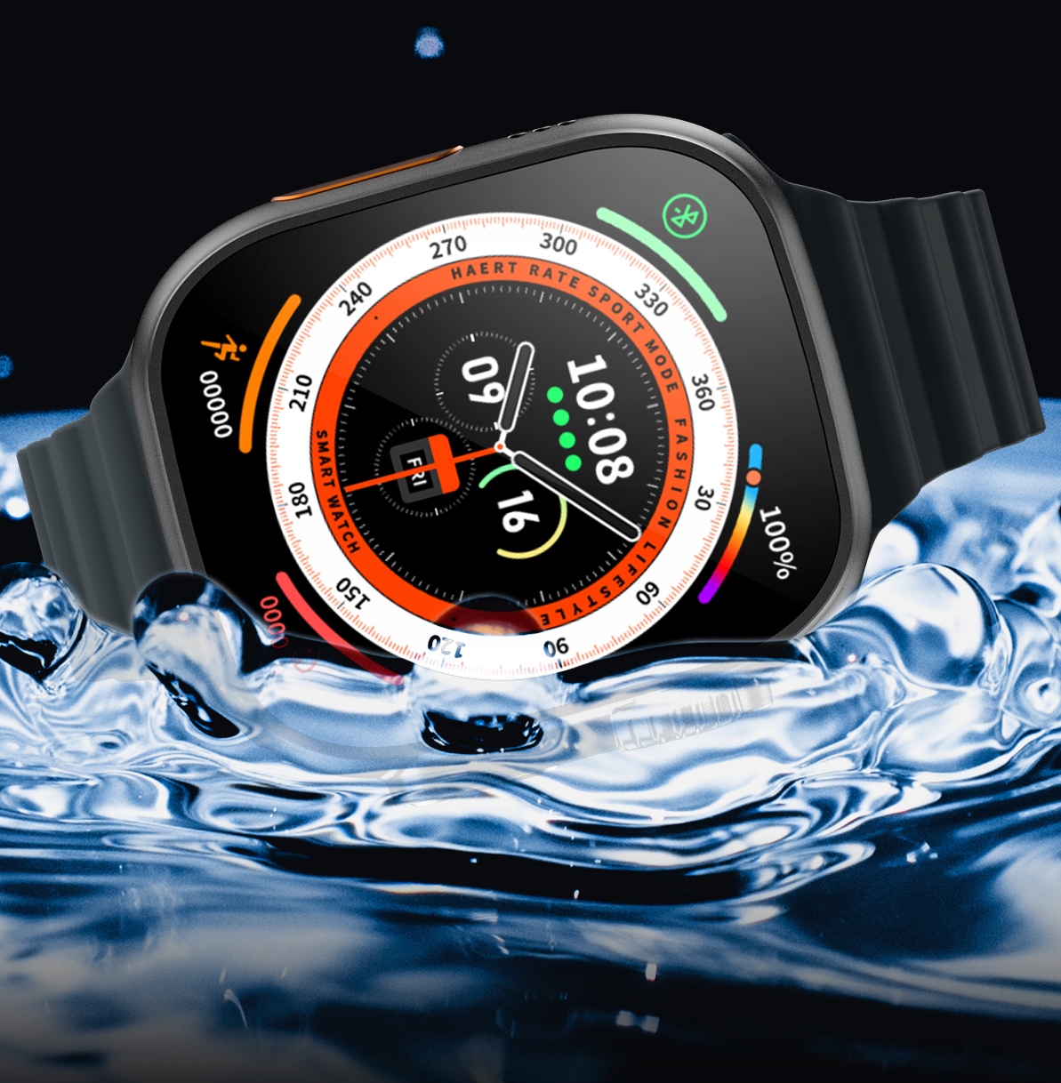 SMARTWATCH MĘSKI SPORTOWY HELLO WATCH3 AMOLED 4GB Z FUNKCJA ROZMOWY POMIARY Kolor wielokolorowy