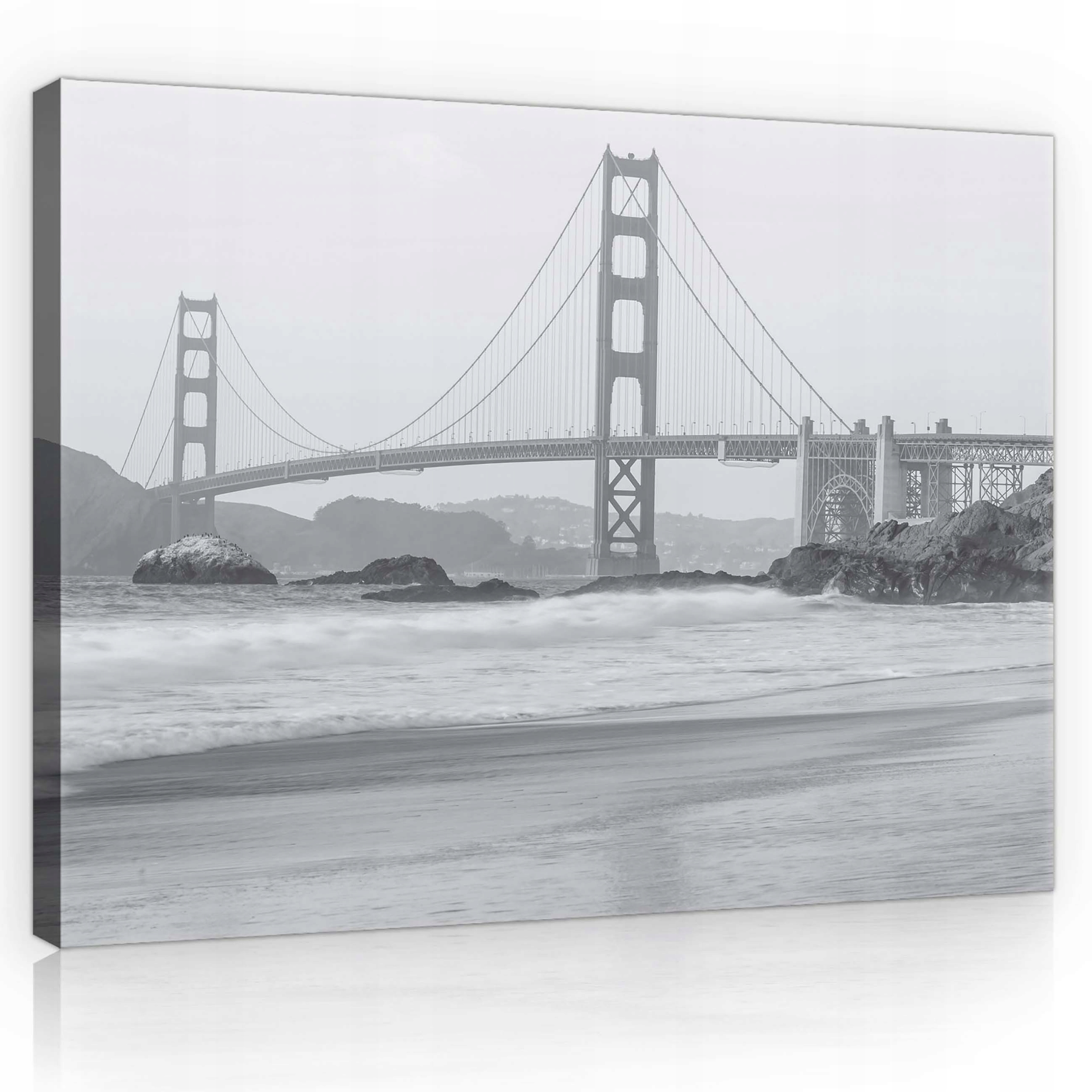 Obraz 80x60 Most Golden Gate San Francisco mlha moře oceán