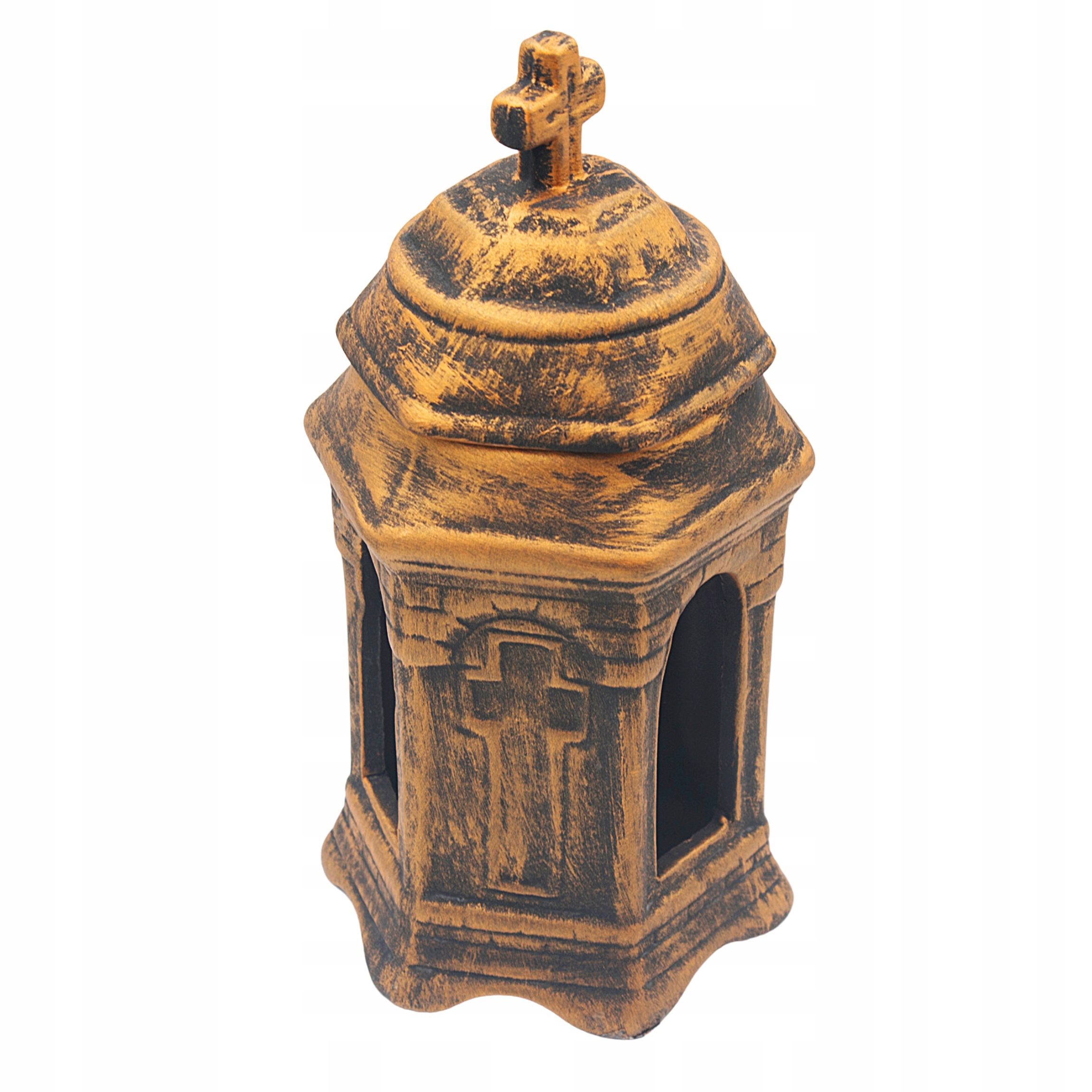 ZNICZ CERAMICZNY WYPALANY W KOLORZE STARE ZŁOTO Marka Decortrend
