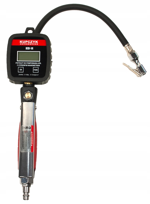 Цифровой манометр 14bar для накачивания шин