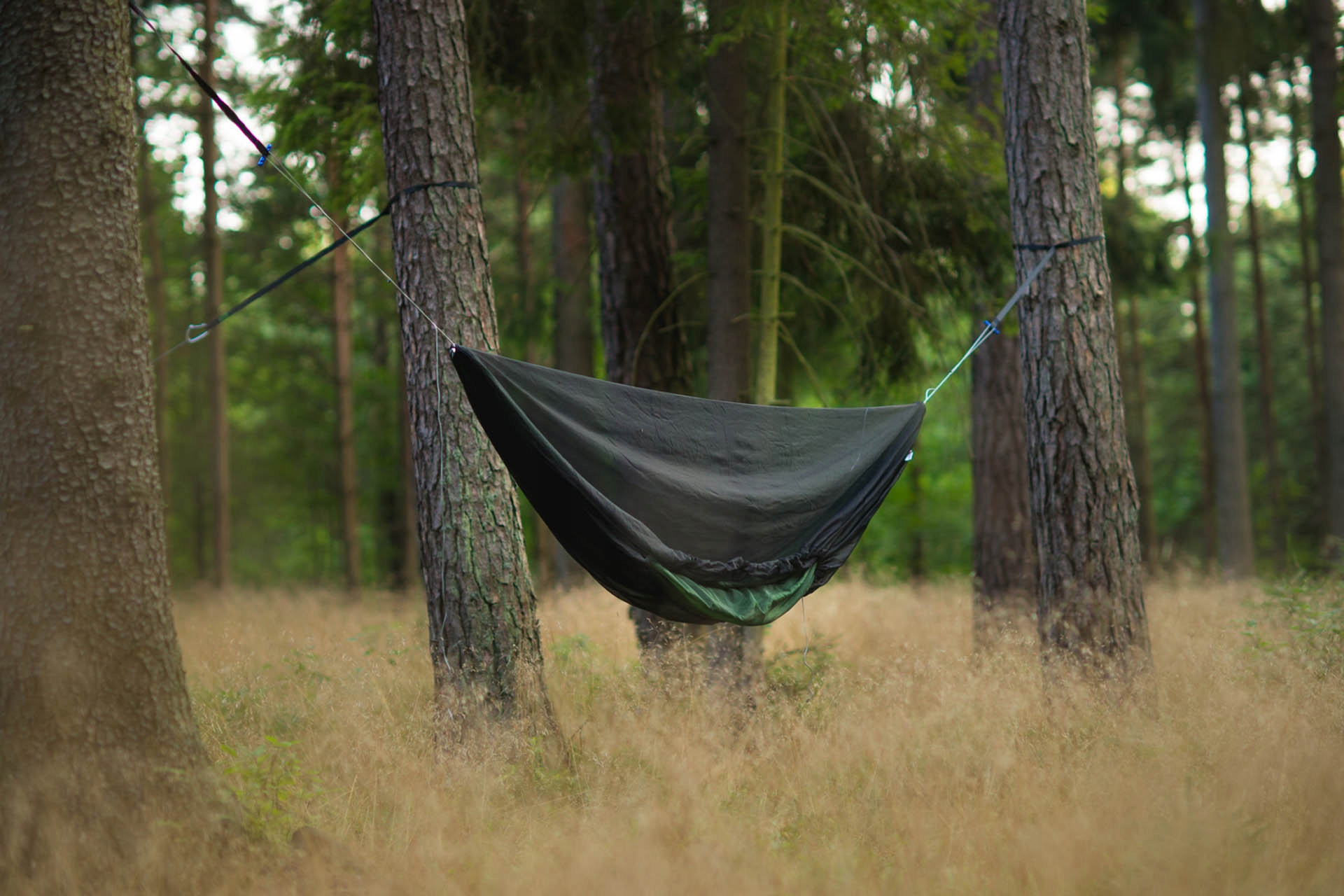Moskitiera do hamaka Lesovik Magla Mosquito Net black Model Magla