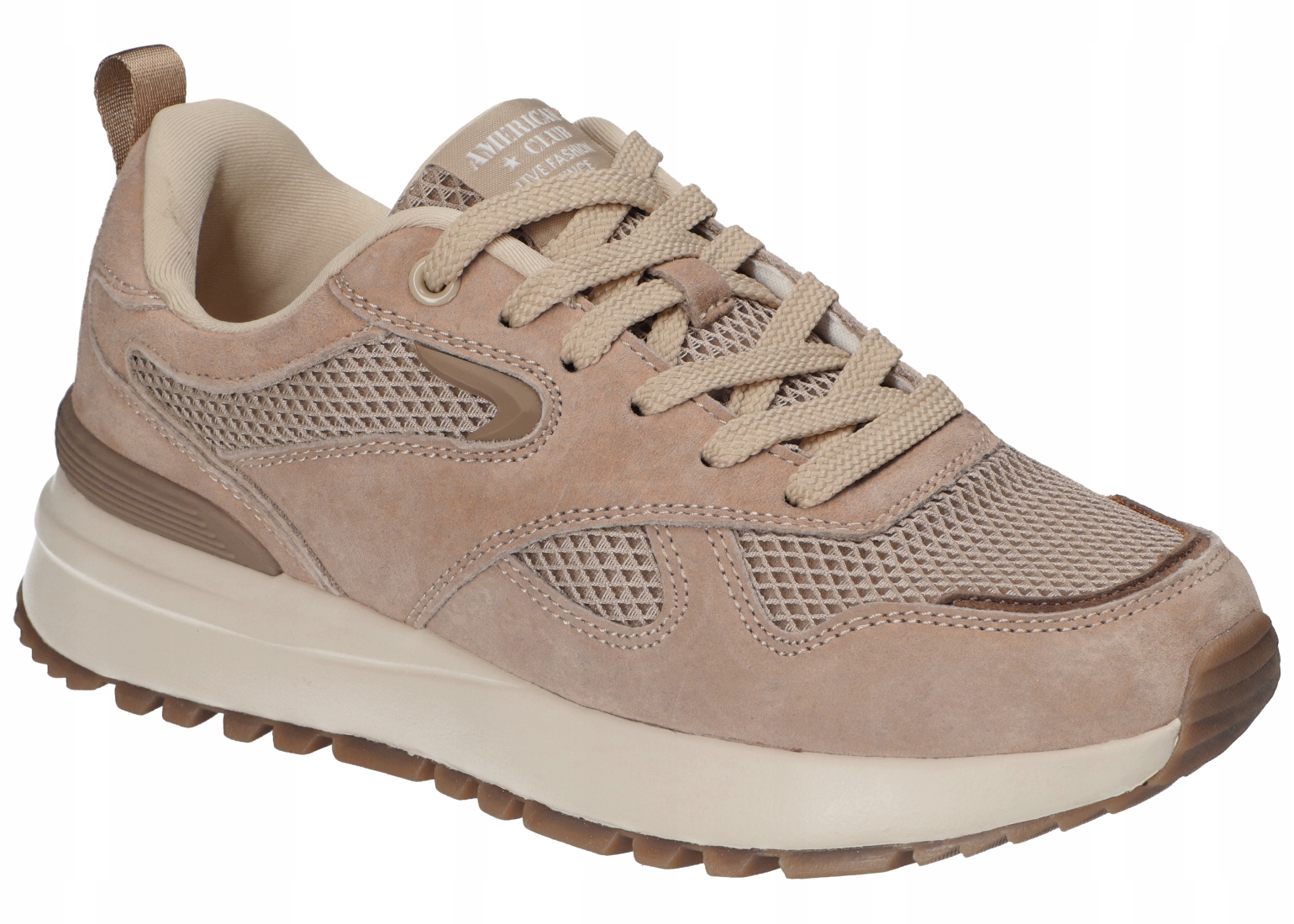 American Club LE09 Originální Tenisky Módní Dámské Sportovní Boty Béžová 38