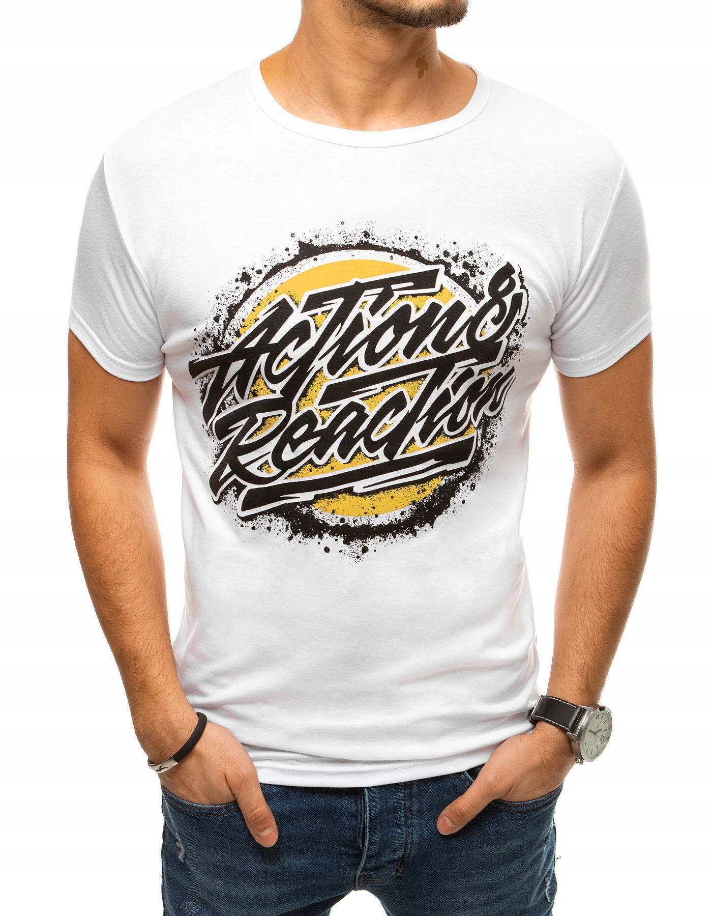 

Męska Koszulka T-shirt Z Nadrukiem rx4374 - M