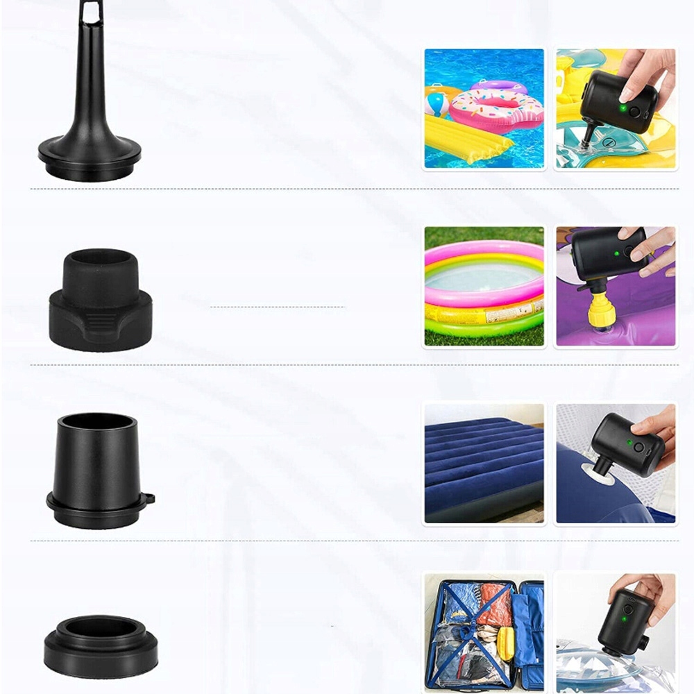 MINI POMPKA AKUMULATOROWA DO MATERACA PIŁKI BASENU DO WORKÓW PRÓŻNIOWYCH Model pompa ssąca